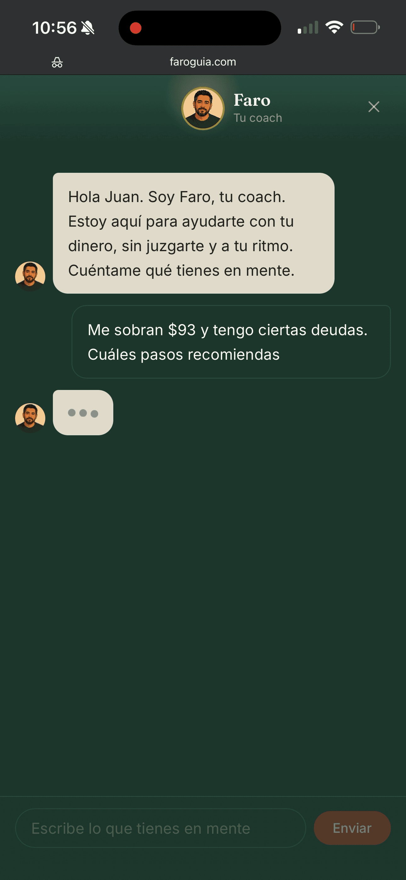 Faro procesando tu pregunta